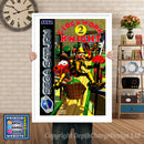 Sega Saturn Clockwork Knight 2 Game Inspired Retro Poster