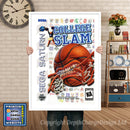 Sega Saturn Collage Slam Game Inspired Retro Poster