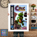 Sega Saturn Croc Legend Of The Gobbos Game Inspired Retro Poster