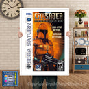 Sega Saturn Crusader No Remorse Game Inspired Retro Poster