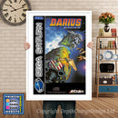 Sega Saturn Darius Gaiden Eu Game Inspired Retro Poster