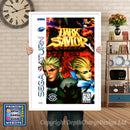Sega Saturn Dark Savior Game Inspired Retro Poster