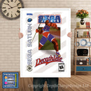 Sega Saturn Decathlete Game Inspired Retro Poster