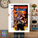 Sega Saturn Die Hard Arcade Game Inspired Retro Poster