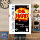 Sega Saturn Die Hard Trilogy 2 Game Inspired Retro Poster