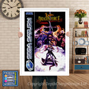 Sega Saturn Dragon Force Eu Game Inspired Retro Poster
