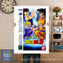 Sega Saturn Dragonball Z The Legend Jp Game Inspired Retro Poster