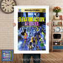 Sega Saturn Elevator Action Returns 2 Game Inspired Retro Poster