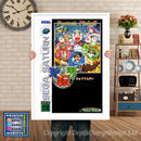 Sega Saturn Fantastic Pinball Jp Game Inspired Retro Poster