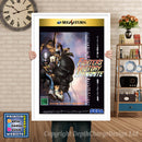 Sega Saturn Fighters History Dynamite 2 Game Inspired Retro Poster