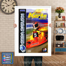 Sega Saturn Formula Karts Game Inspired Retro Poster
