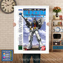Sega Saturn Gundam Side Story3 Jp Game Inspired Retro Poster