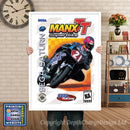 Sega Saturn Man Xtt Game Inspired Retro Poster