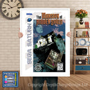 Sega Saturn Mansion Of Hidden Souls Game Inspired Retro Poster