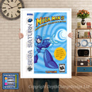 Sega Saturn Megaman 8 Anniversary Collectors Edition 2 Game Inspired Retro Poster