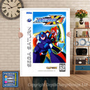 Sega Saturn Megaman X4 Game Inspired Retro Poster