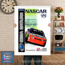 Sega Saturn Nascar 98 Eu Game Inspired Retro Poster