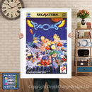 Sega Saturn Parodius Eu Game Inspired Retro Poster
