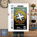 Sega Saturn Revolution X Game Inspired Retro Poster