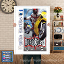 Sega Saturn Road Rash Game Inspired Retro Poster