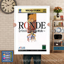 Sega Saturn Ronde 2 Jp Game Inspired Retro Poster