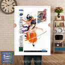 Sega Saturn Sakurataisen Jp Game Inspired Retro Poster