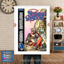 Sega Saturn Shining Wisdom Eu Game Inspired Retro Poster