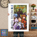 Sega Saturn Shinseikievangelion Jp Game Inspired Retro Poster