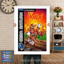 Sega Saturn The Horde Game Inspired Retro Poster