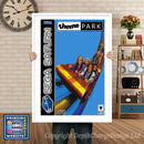 Sega Saturn Themepark Eu Game Inspired Retro Poster