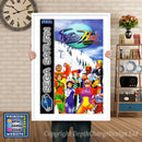 Sega Saturn Winter Heat Eu Game Inspired Retro Poster
