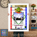 Sega Saturn World Series Baseball 2 Jp Game Inspired Retro Poster