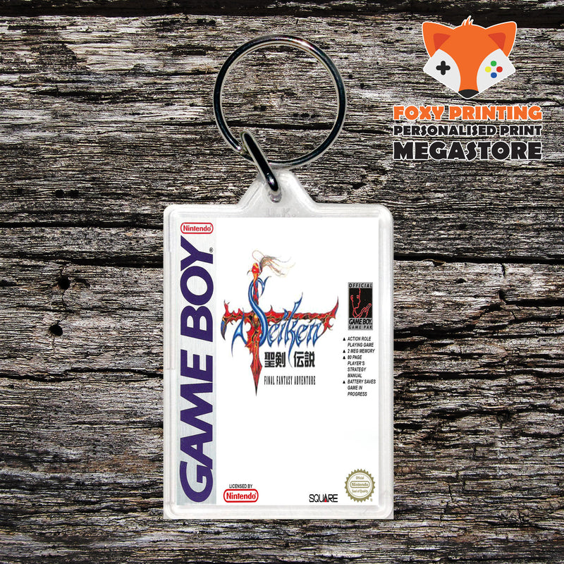Seikendensetsu Jp Gameboy Gaming Keyring