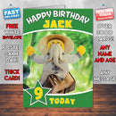 Sensei Wu The Lego Ninjago Theme Style Personalised Kids Inspired Movie Birthday Card (SA)