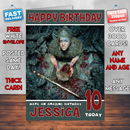 Personalised Senua Hellblade Senuas Sacrifice Inspired Style Game Kids Inspired Birthday Card (SA)