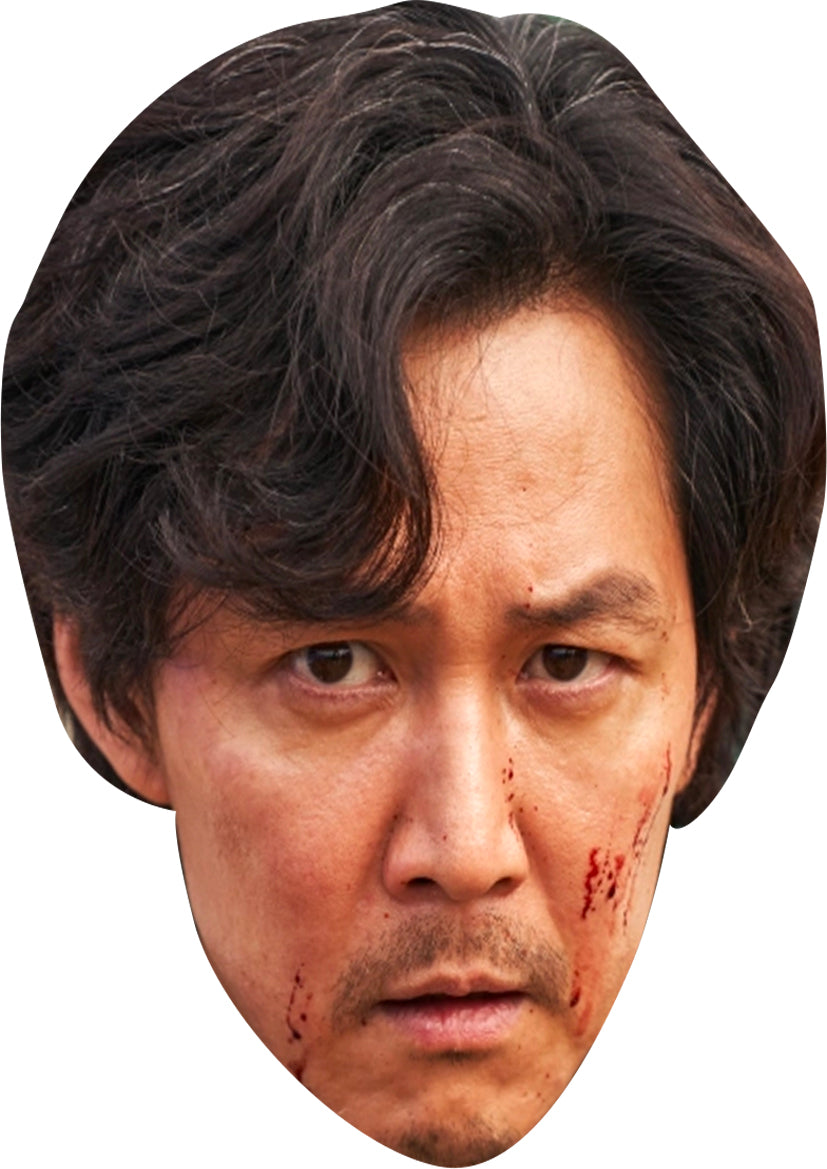 Seong Gi-Hun Face Mask – Fancy Dress Cardboard Costume Mask – Seong Gi-Hun Face Mask
