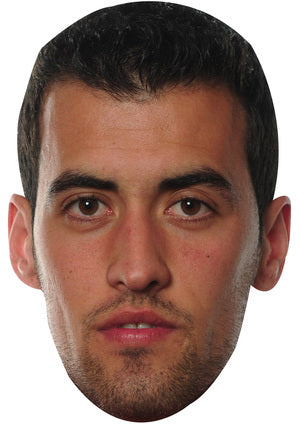 Sergio Busquets Face Mask – Fancy Dress Cardboard Costume Mask