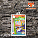 Sesame Street 123 Retro NES Game Cover Art Gaming Keyring