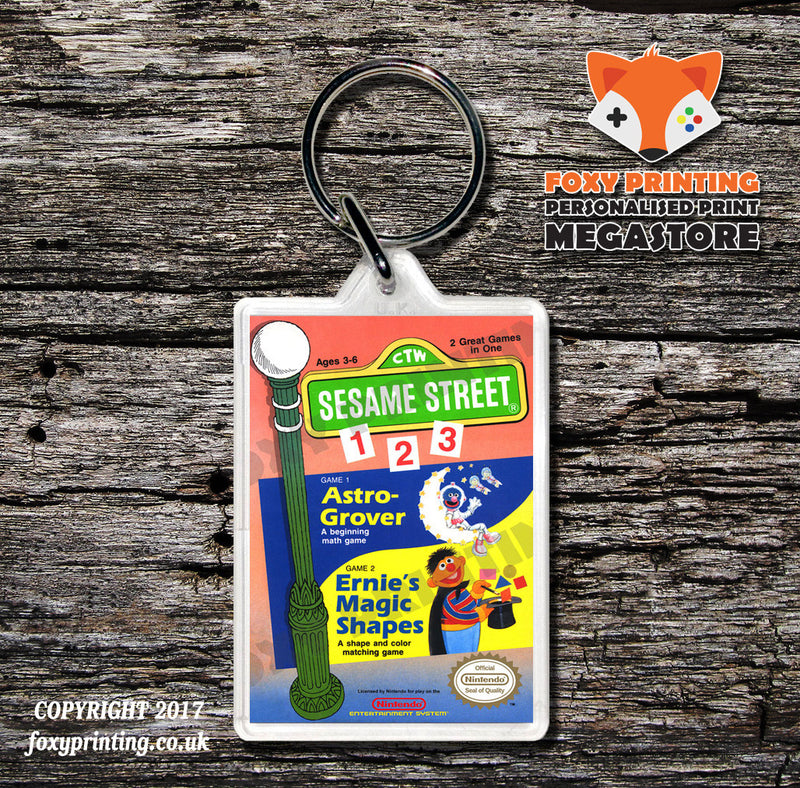 Seicross Tcp Retro NES Game Cover Art Gaming Keyring