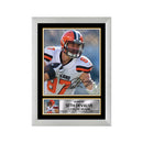 Seth DeValve Limited Edition Football Signed Print - American Footballer