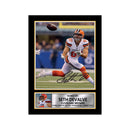 Seth DeValve 2 Limited Edition Football Signed Print - American Footballer