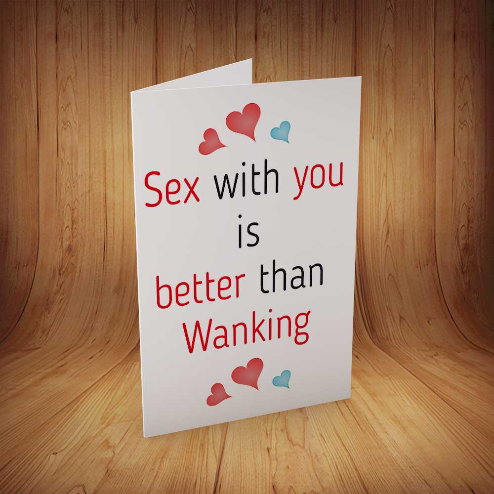 Sex With You... INSPIRED Adult Personalised Birthday Card Birthday Card