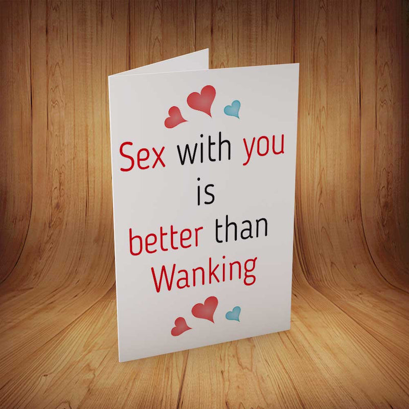 Sex With You... INSPIRED Adult Personalised Birthday Card Birthday Card
