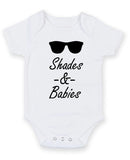 Shades And Babes Personalised Baby Boy Girl Unisex Short Sleeve Bodysuit