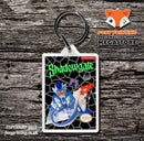 Sesame Street Big Birds Hide And Speak Retro NES Game Cover Art Gaming Keyring