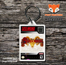 Shadowrun Game Inspired Retro Gaming Keyring