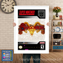 Shadowrun Super Nintendo GAME INSPIRED THEME Retro Gaming Poster A4 A3 A2 Or A1