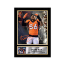 Shane Ray Limited Edition Football Signed Print - American Footballer