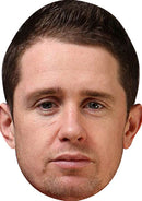 Shane Williams Celebrity Face Mask Fancy Dress Cardboard Costume Mask