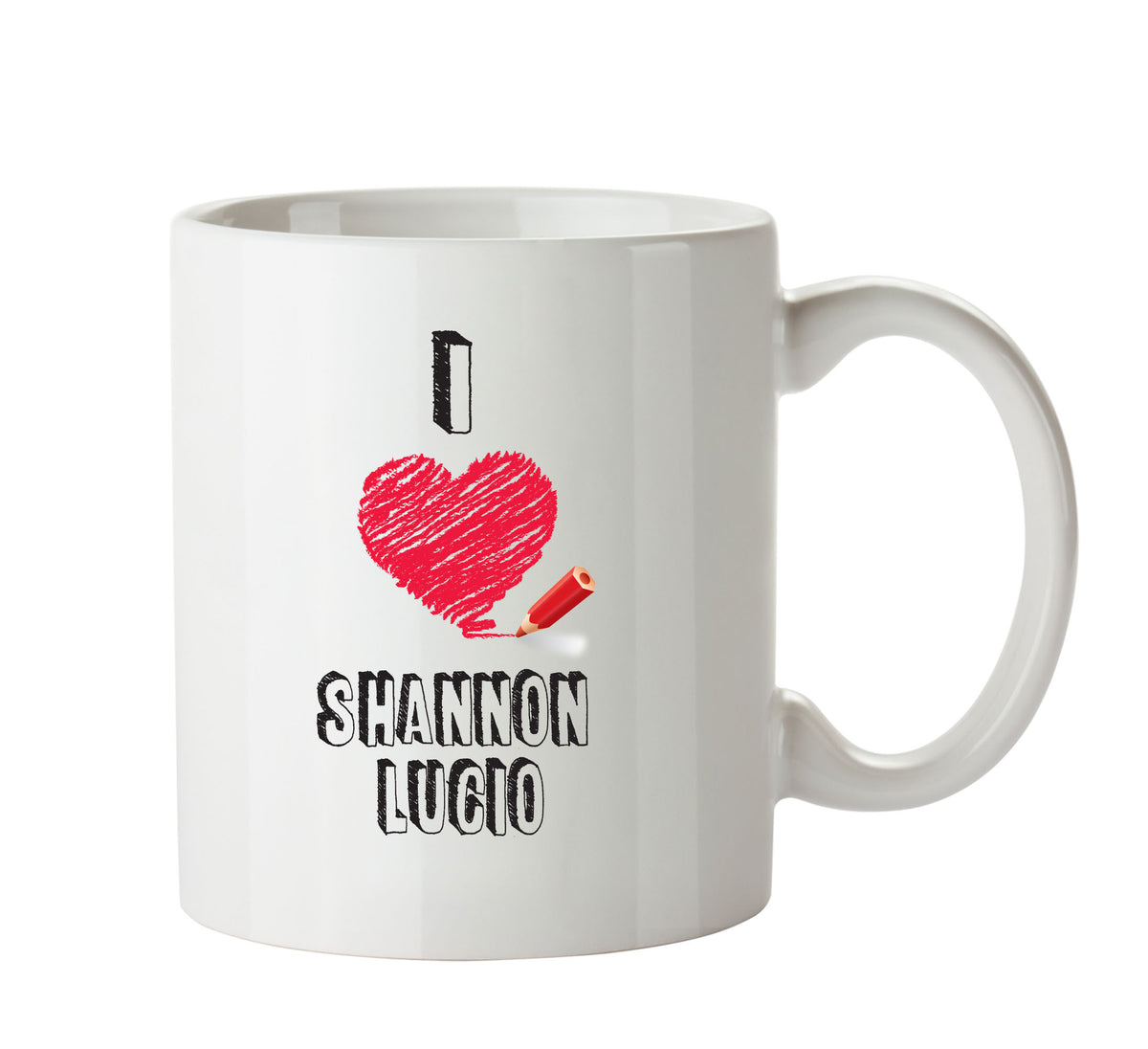 I Love Shannon Lucio Mug - I Love Celebrity Mug - Novelty Gift Printed Tea Coffee Ceramic Mug – I Love Shannon Lucio Mug - I Love Celebrity Mug - Novelty Gift Printed Tea